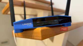 A Linksys router front