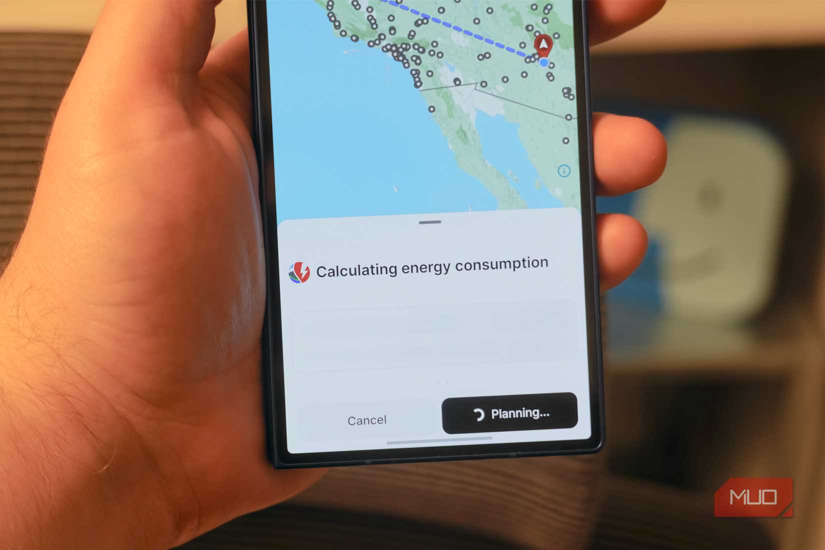 Calcular un plan en la aplicación A Better Routeplanner.