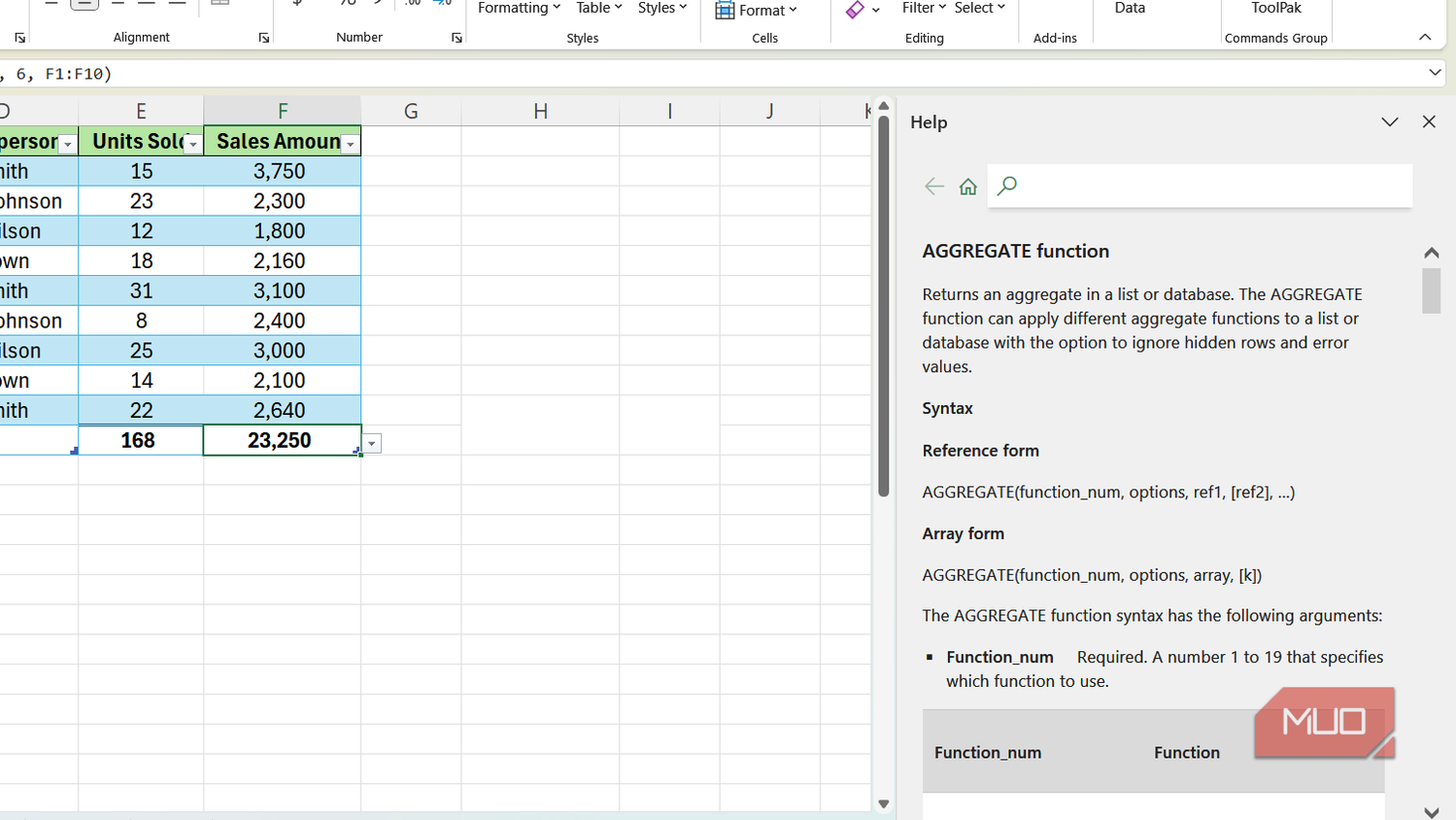 Excel Aggregate Function Formulas My Excel formulas used to break all the time until I found this function