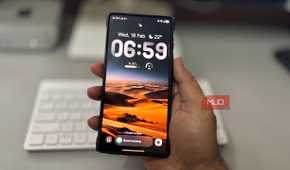 Android lock screen with always-on display active