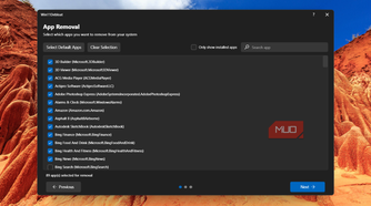 App removal in Win11Debloat showing 89 apps selected.-1