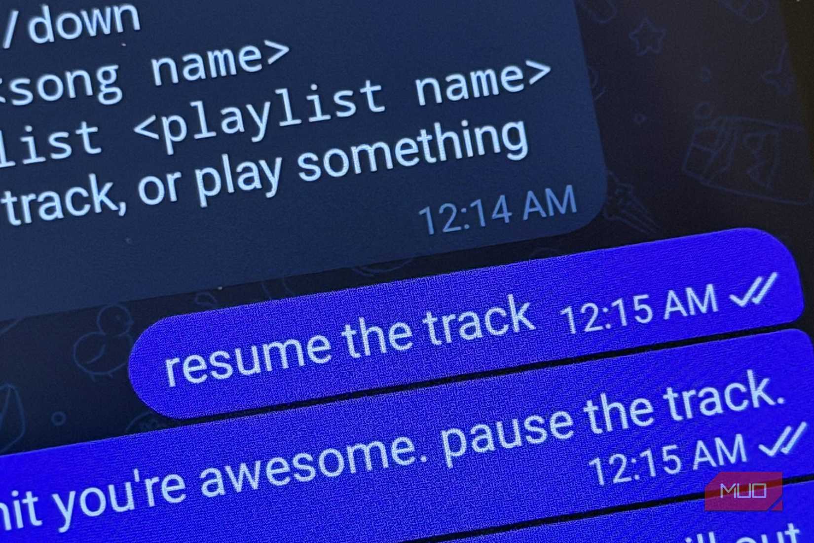 Asking OpenClaw to play and pause music on Spotify