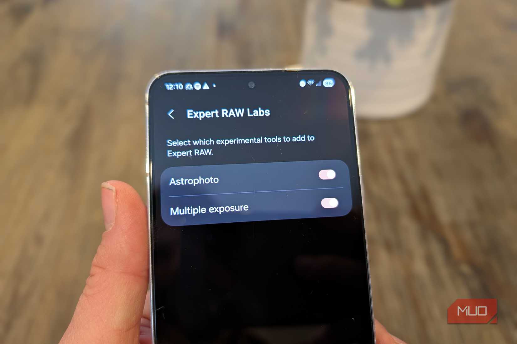 Astrophotography on Galaxy S22