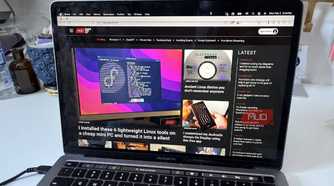 Brave browser on a MacBook Pro