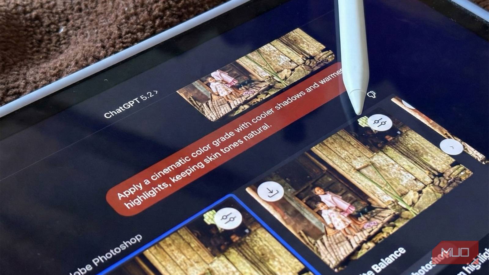 I used Photoshop in ChatGPT to edit 5 photos and the results were fuss-free