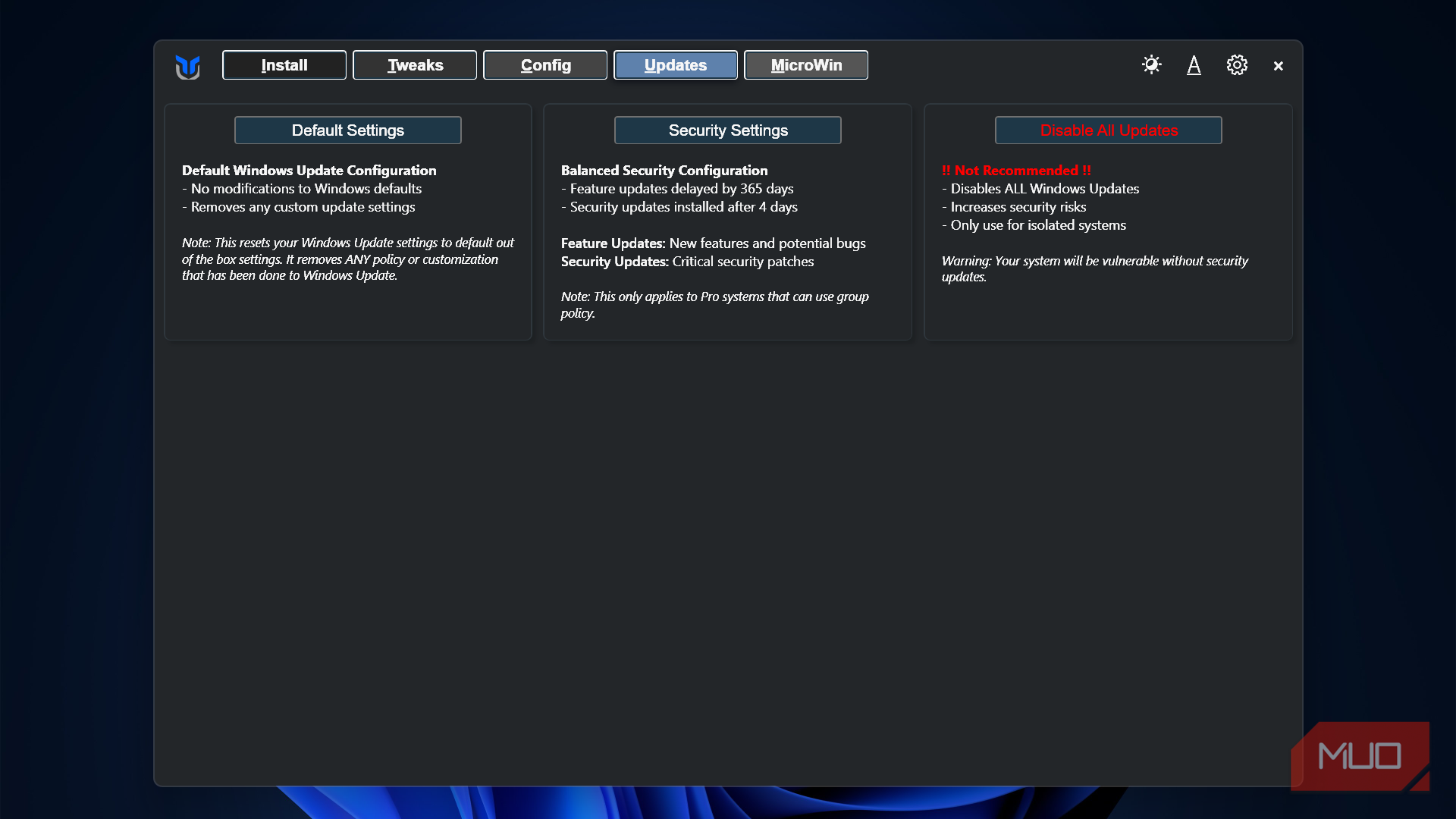 I run this one PowerShell script on every Windows install, and it ...