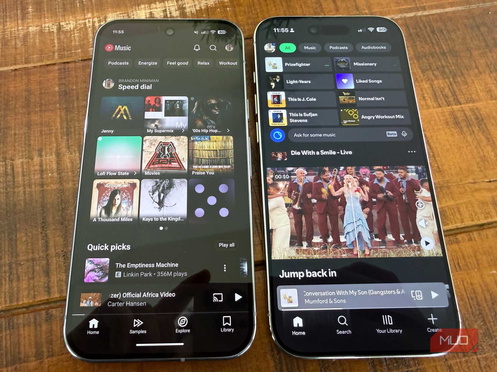 YouTube Music vs Spotify
