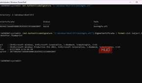 Current Microsoft certificate on PC