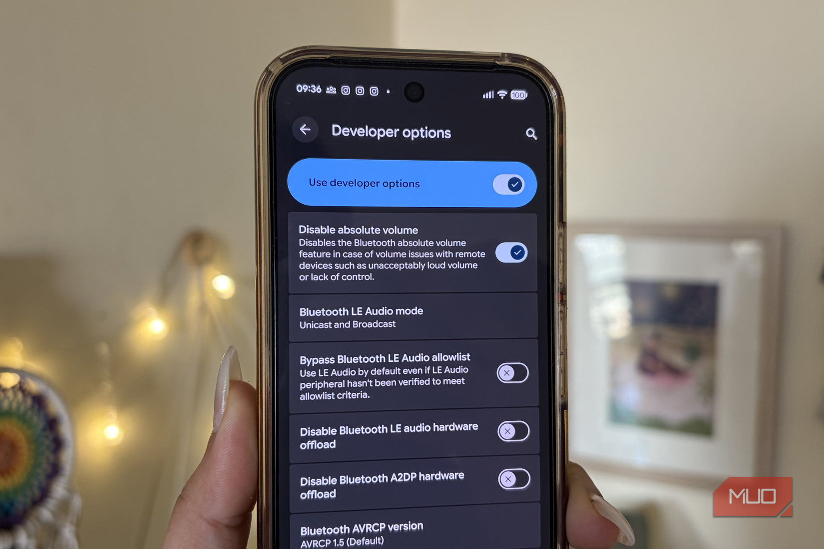 Disable absolute volume enabled on Google Pixel 10 Pro