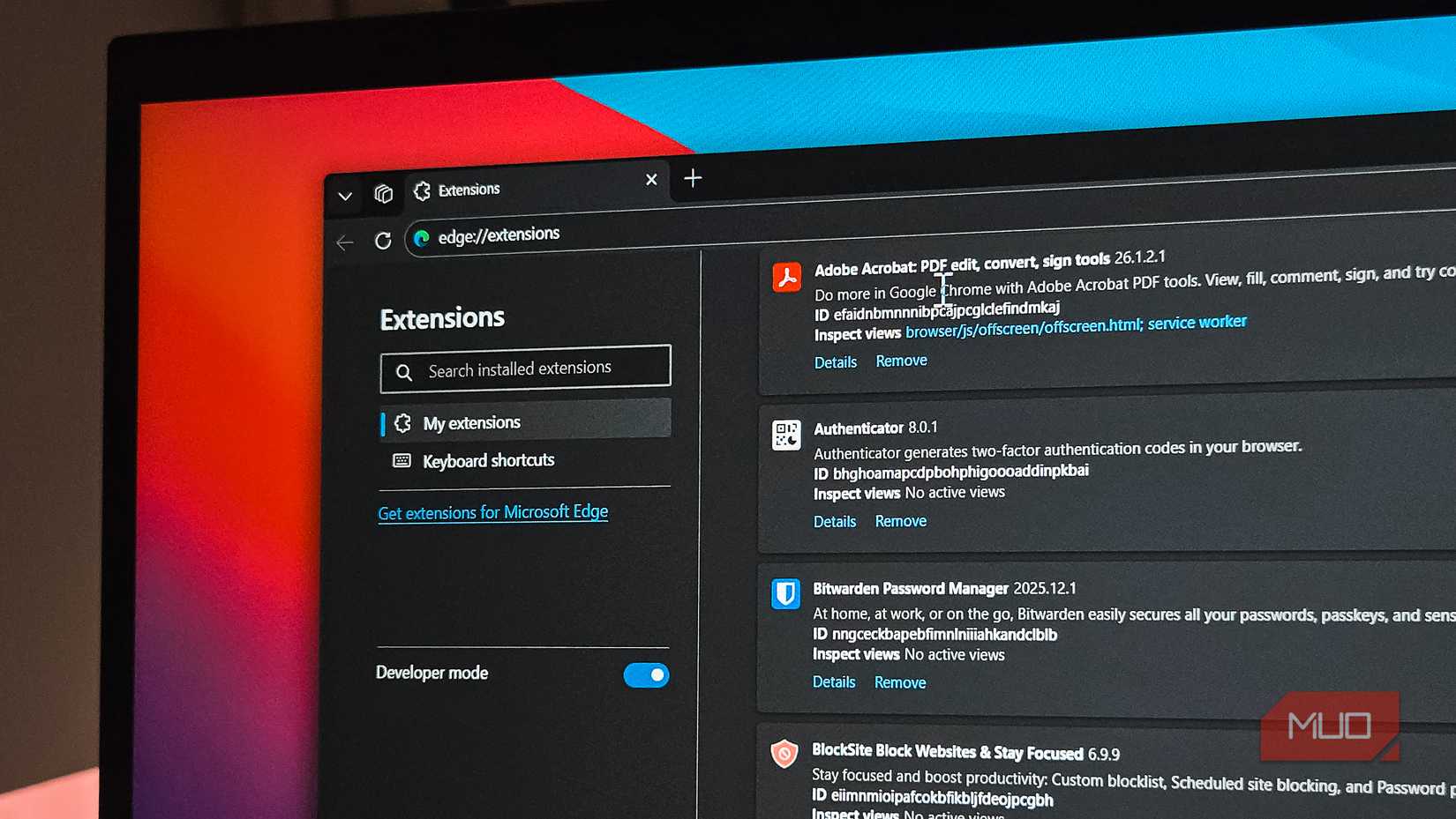 Open Extensions Your browser extensions can see every password you type