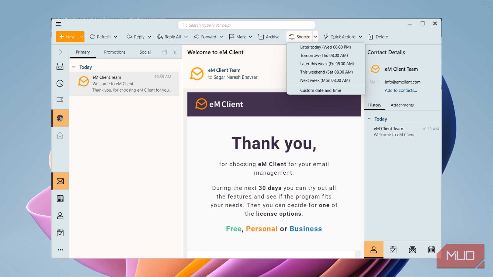 Cleien Forget Outlook and Thunderbird, this is the pro-level email client you need