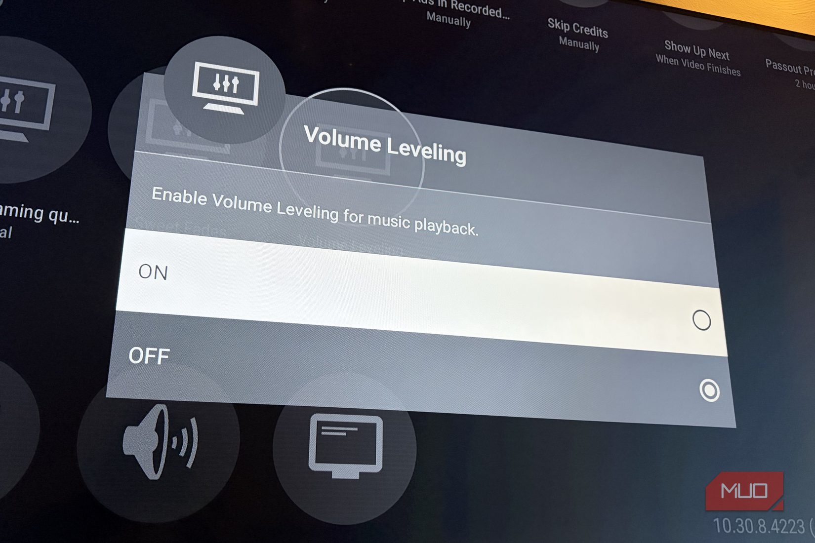 Enable volume levelling on Plex