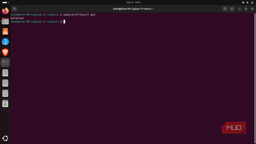 সিস্টেম পাওয়ার প্রোফাইল পাওয়া যাচ্ছে