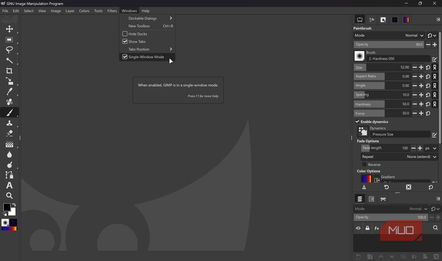 Как отказаться от экосистемы Adobe в пользу бесплатных аналогов Интерфейс программы GIMP на экране компьютера
