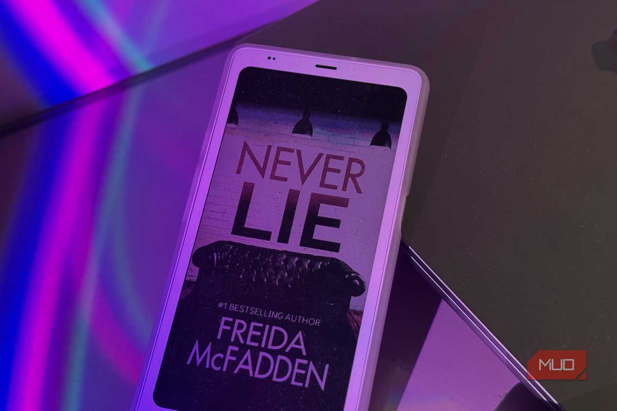 Never Lie book on Boox Palma 2 Pro