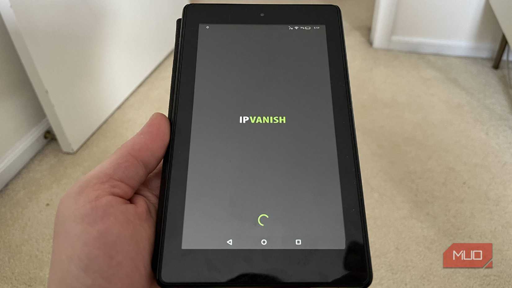 IPVanish en un Kindle