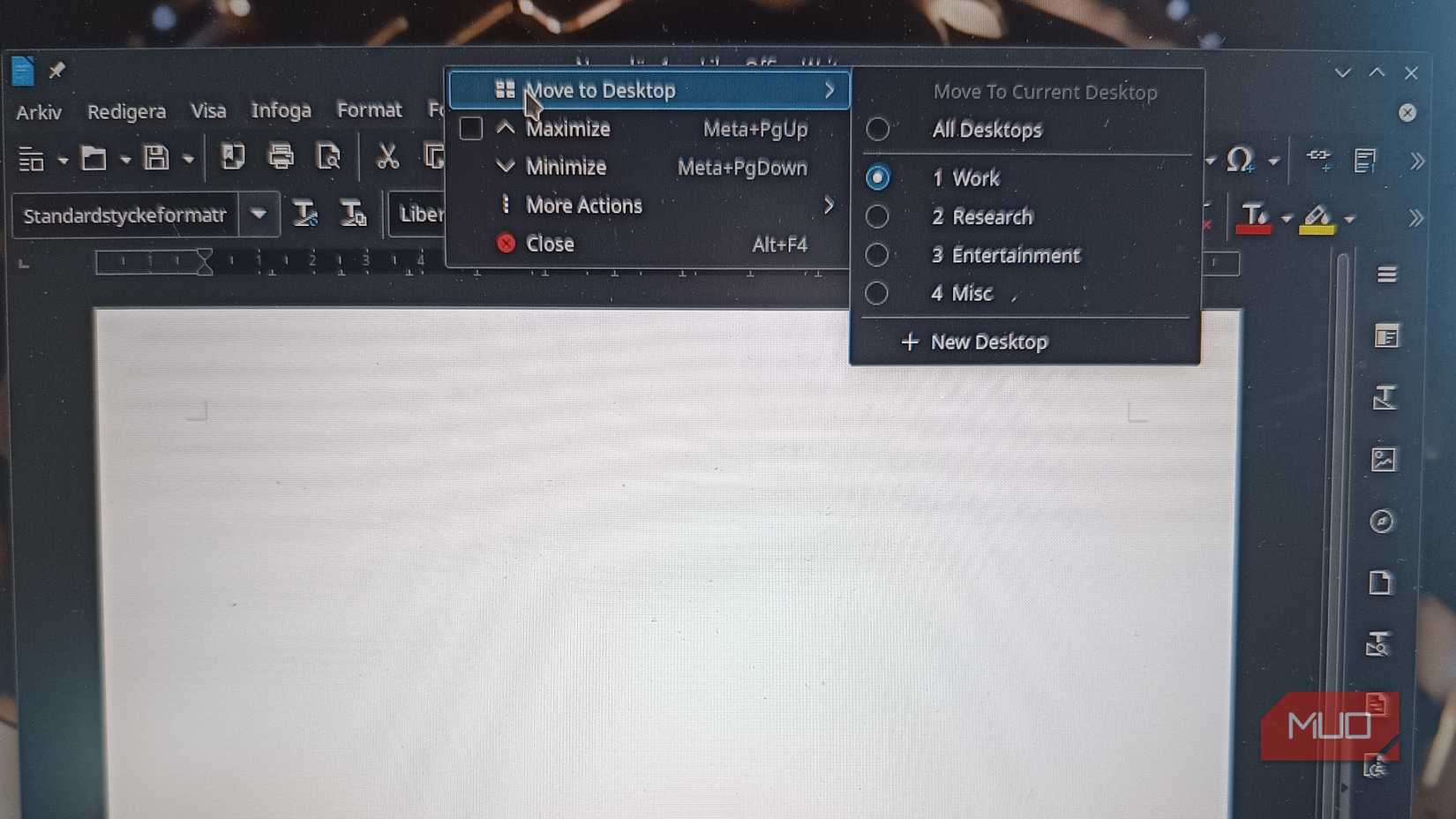 Windows moving is a great feature in KDE.