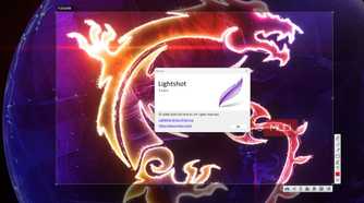 A screenshot of Lightshot About window