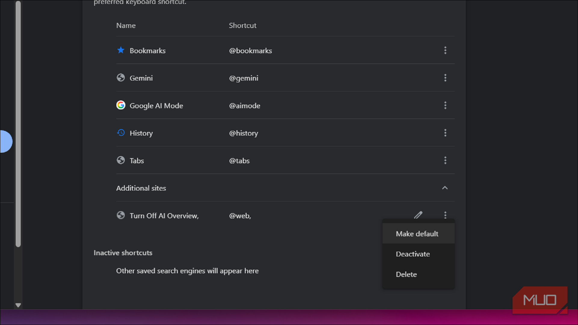 Search Engine Question Option I changed how I search on Google, and it actually works better now