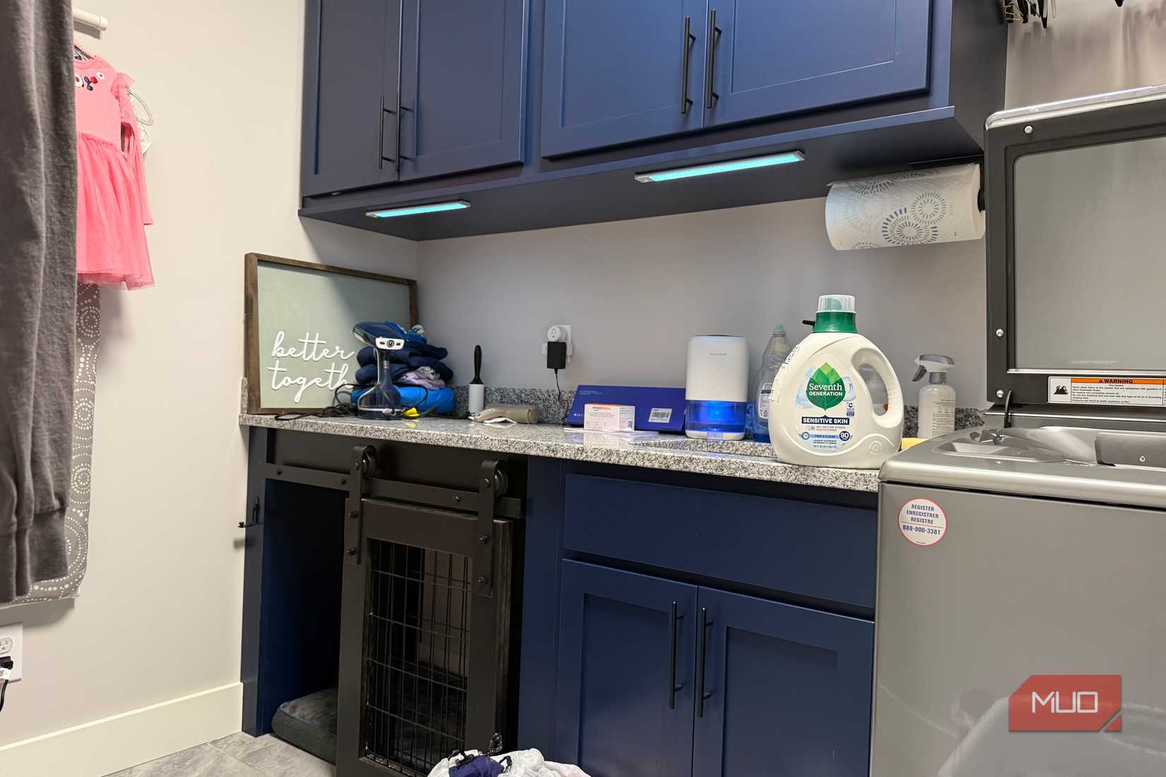 MCGOR under-cabinet light laundry room under cabinets