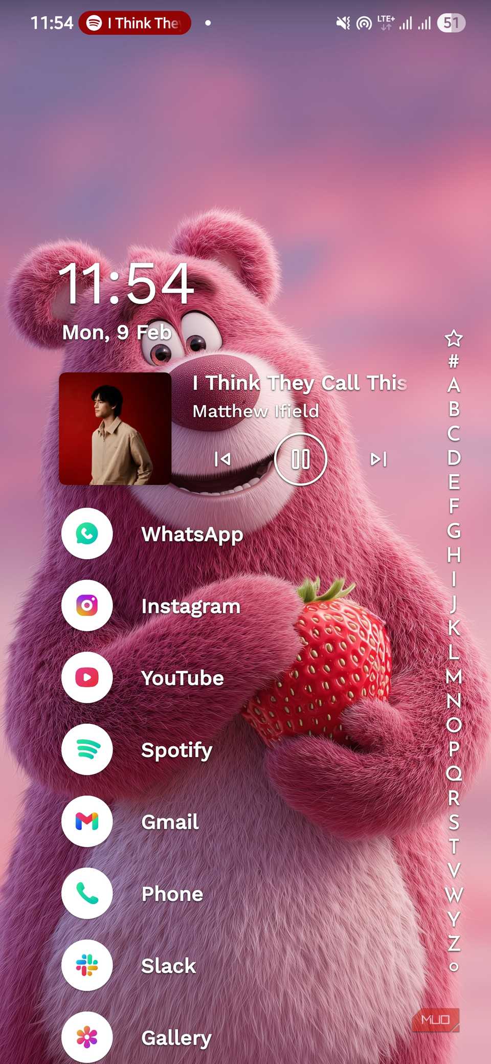Uhome Screen I replaced my home screen with this minimal list and my battery life ...