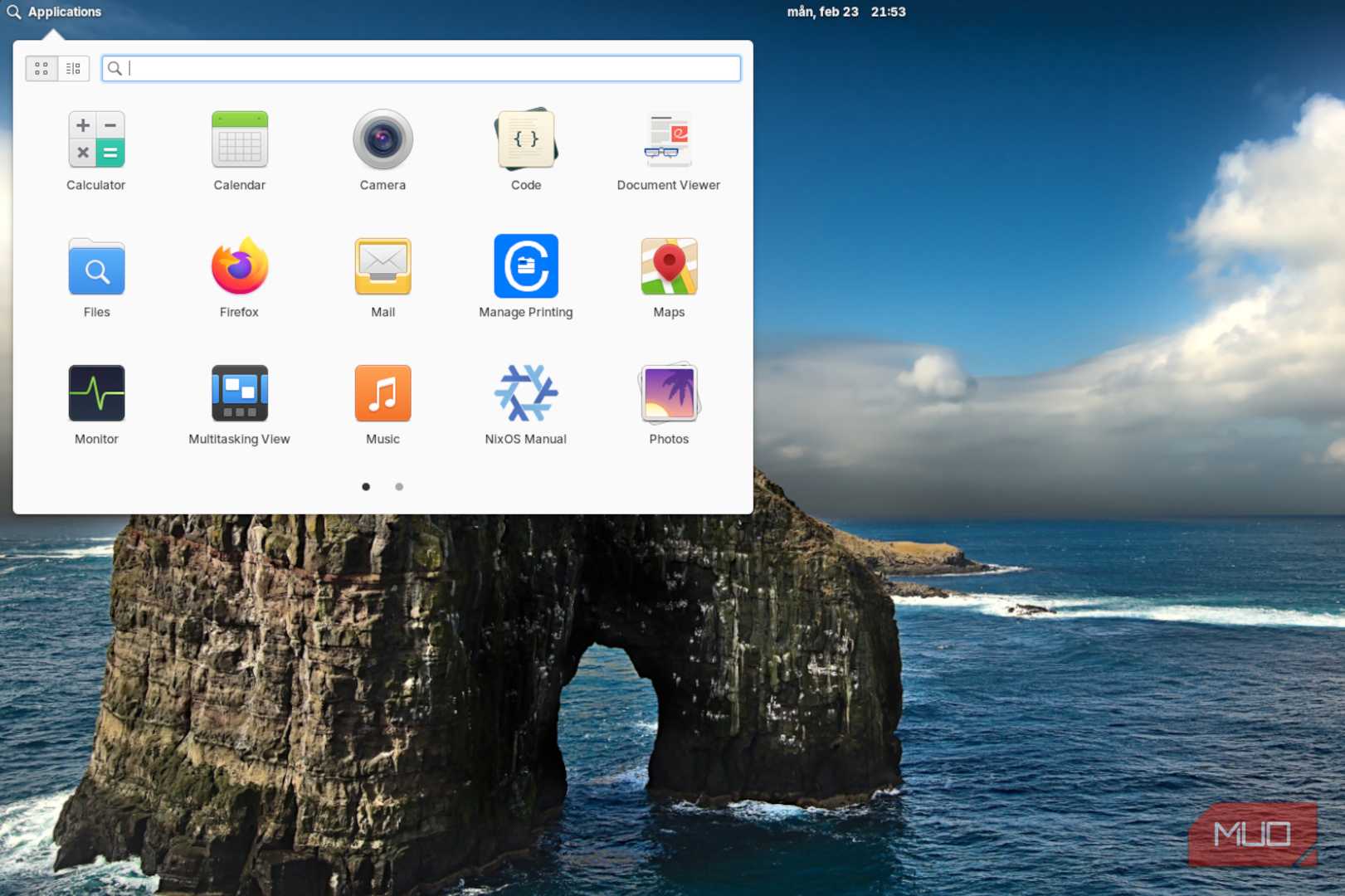 nixos app drawer