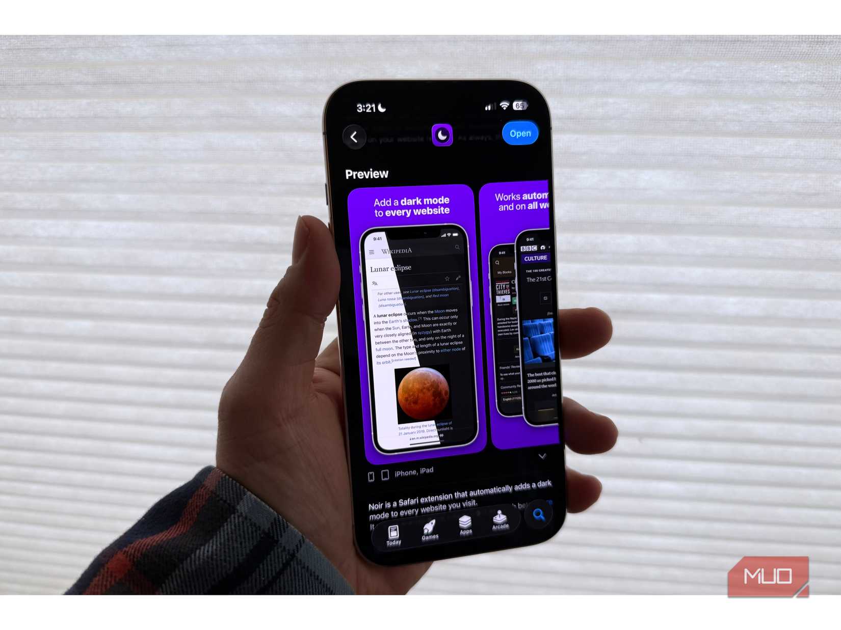 Noir App Store iPhone