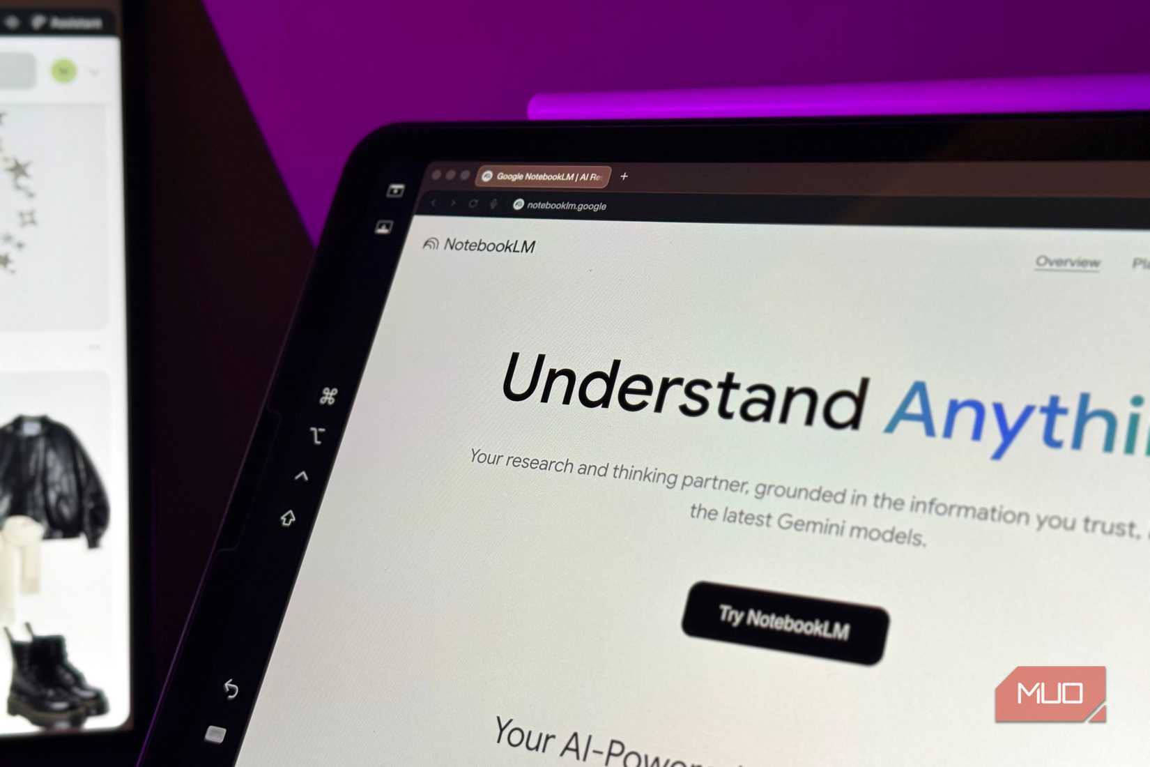 NotebookLM en iPad