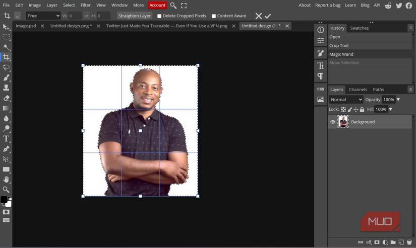 ফটোপিস ম্যাজিক ওয়ান্ড টুল