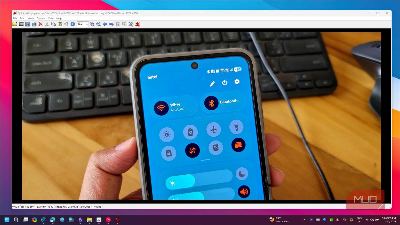 Picture open in the irfanview photo viewer on Windows 11