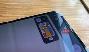 A side image of the Made You Look animation on the Google Pixel 10 Pro Fold.