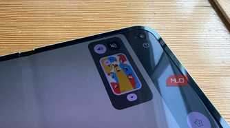A side image of the Made You Look animation on the Google Pixel 10 Pro Fold.