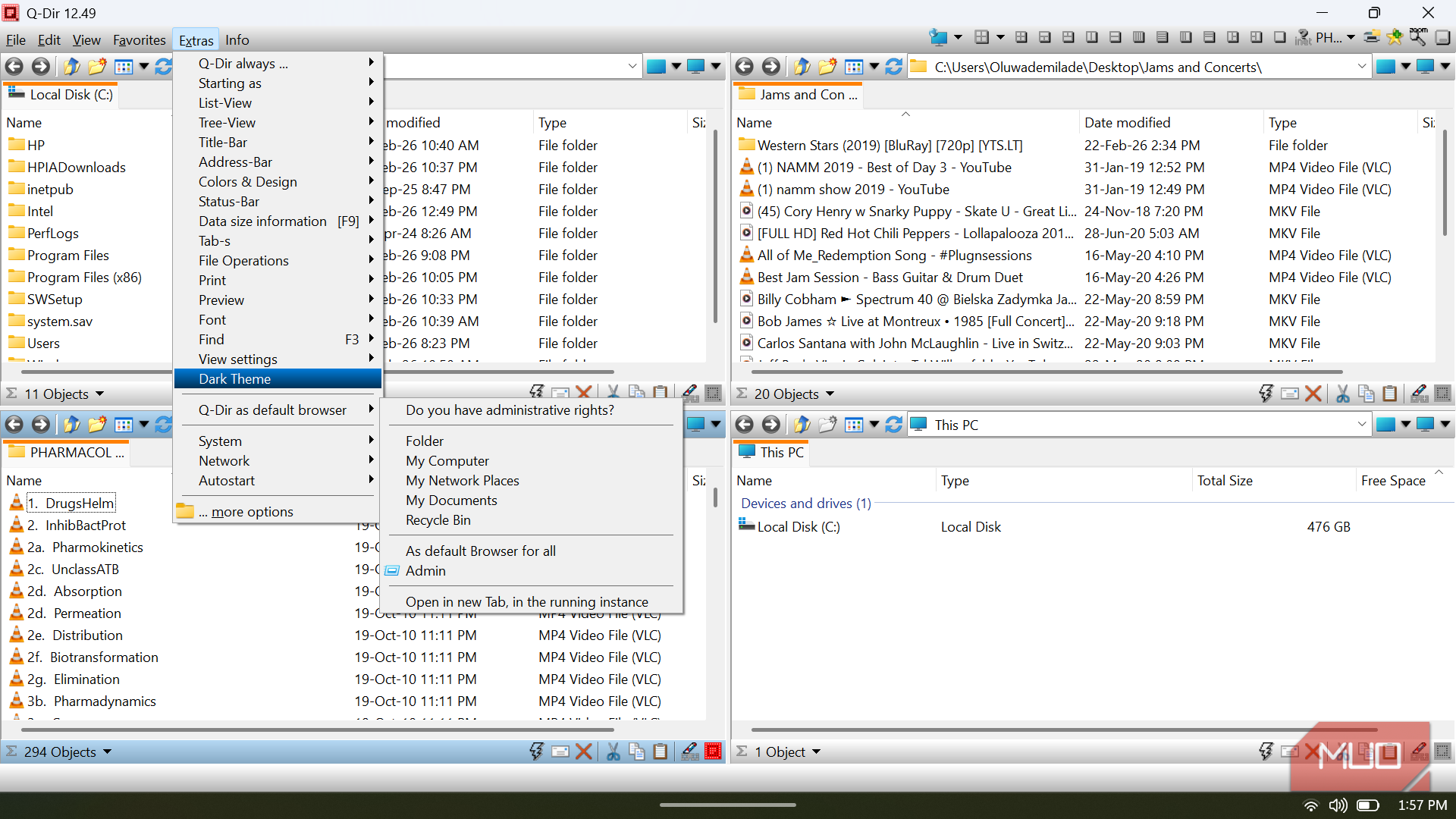 This free file explorer lets me see four folders at once and I’m hooked