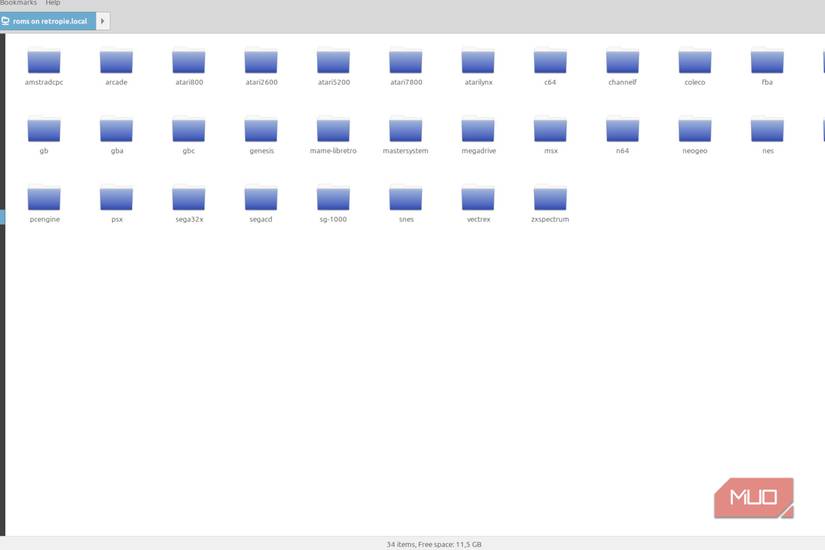 রম ফোল্ডার যা আপনি নেটওয়ার্কে দেখতে পাবেন।