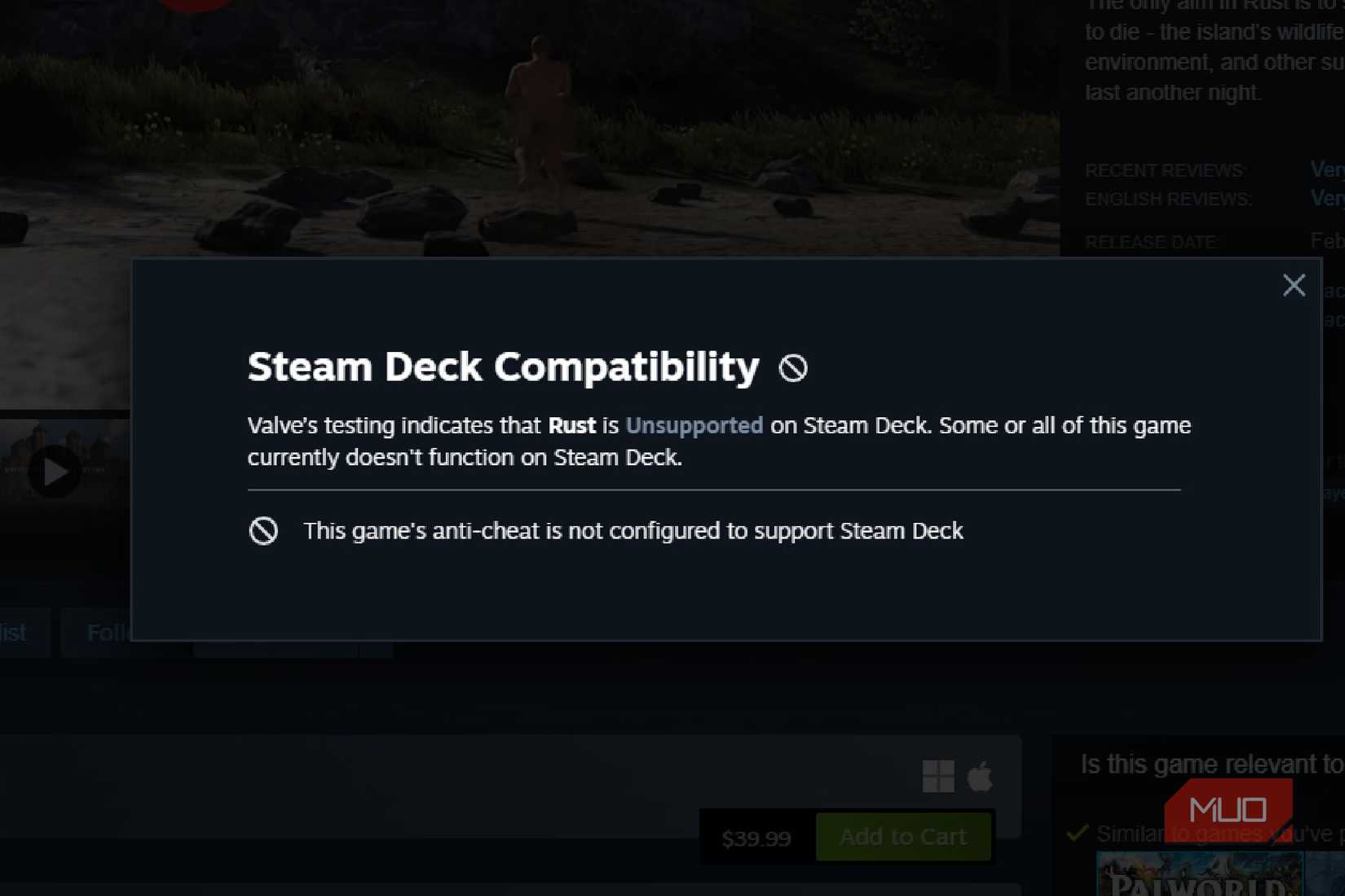 Rust Steam Deck Linux keeps getting faster and more stable, and this programming ...