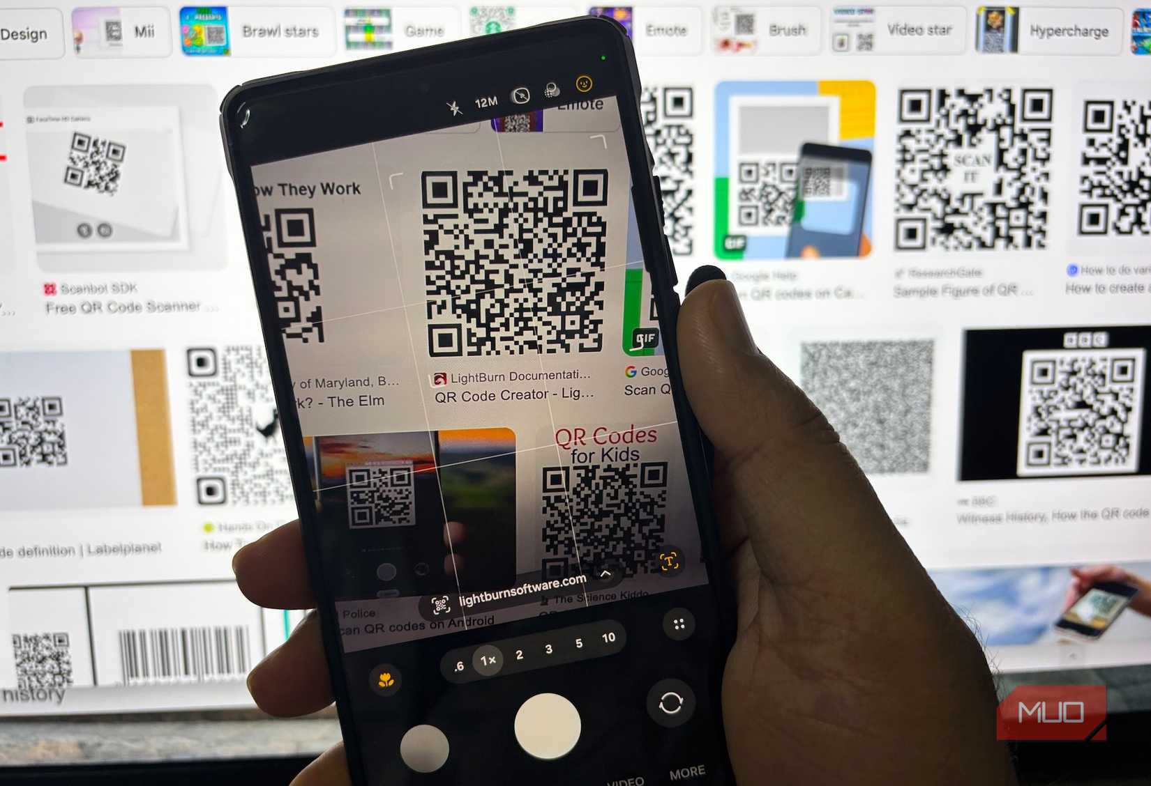 Scan QR code directly using Android camera