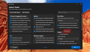 System Tweaks in Win11Debloat showing selected tweaks.-1