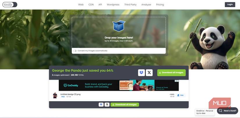 TinyPNG image compression