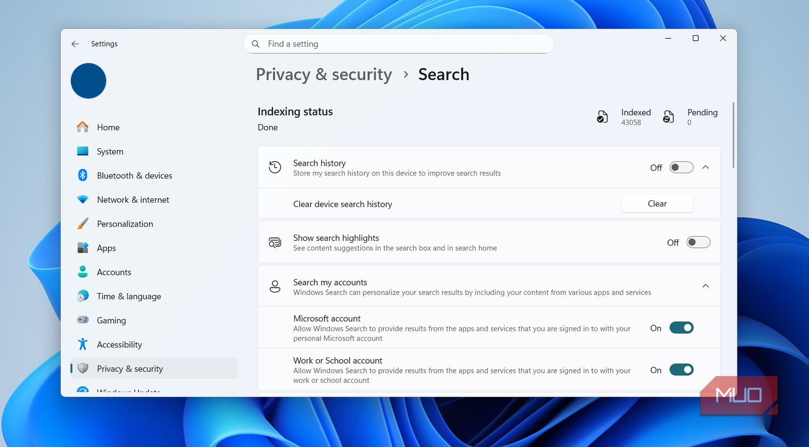 Windows 11-এ সার্চ হাইলাইট বন্ধ করুন