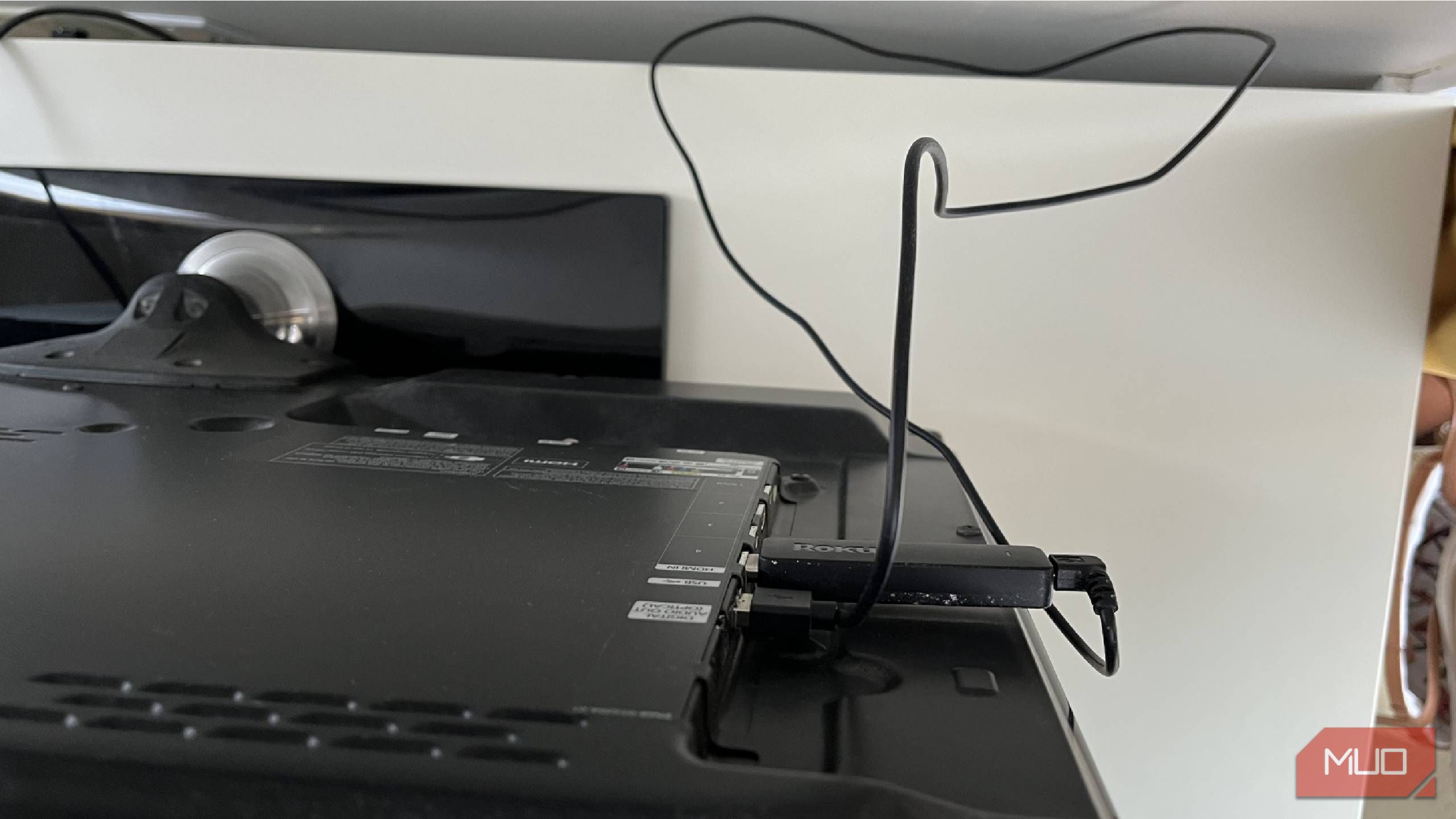 TV back panel with USB ports