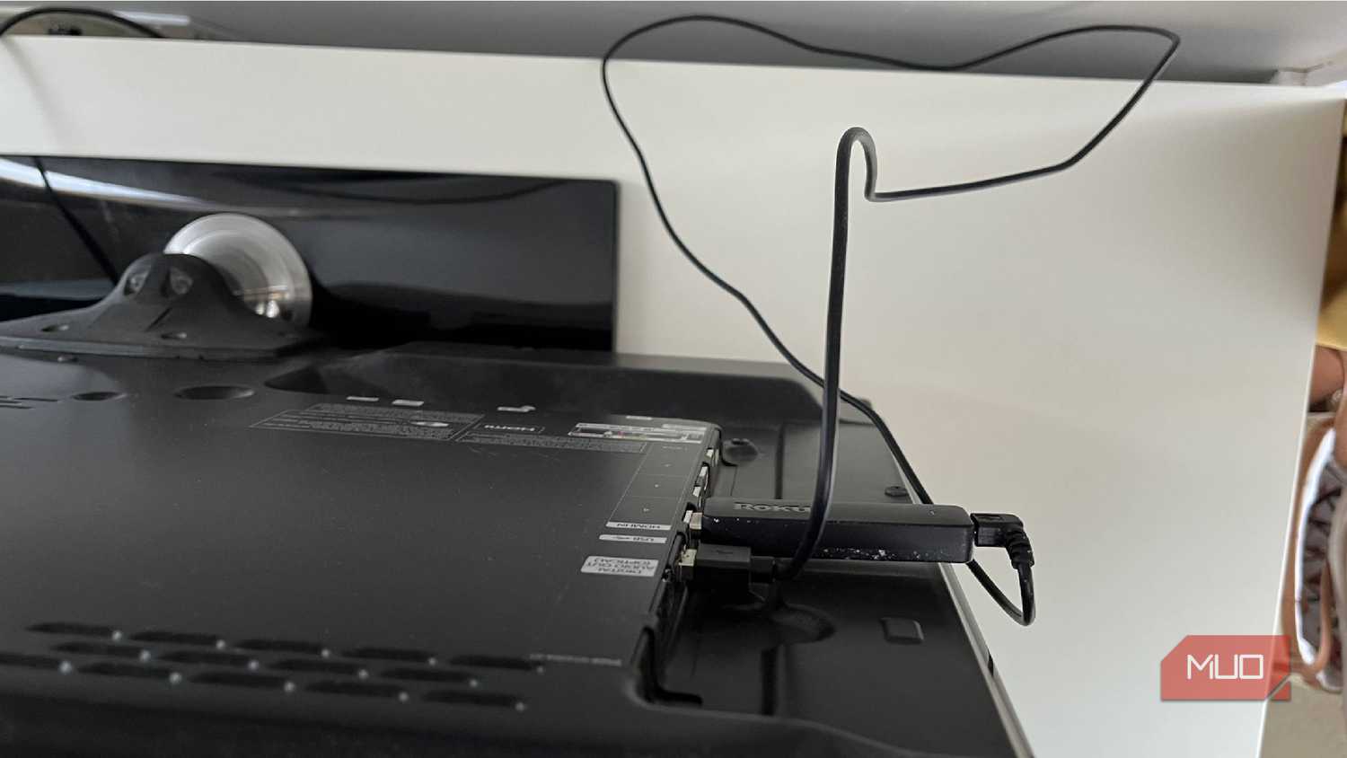 TV back panel with USB ports