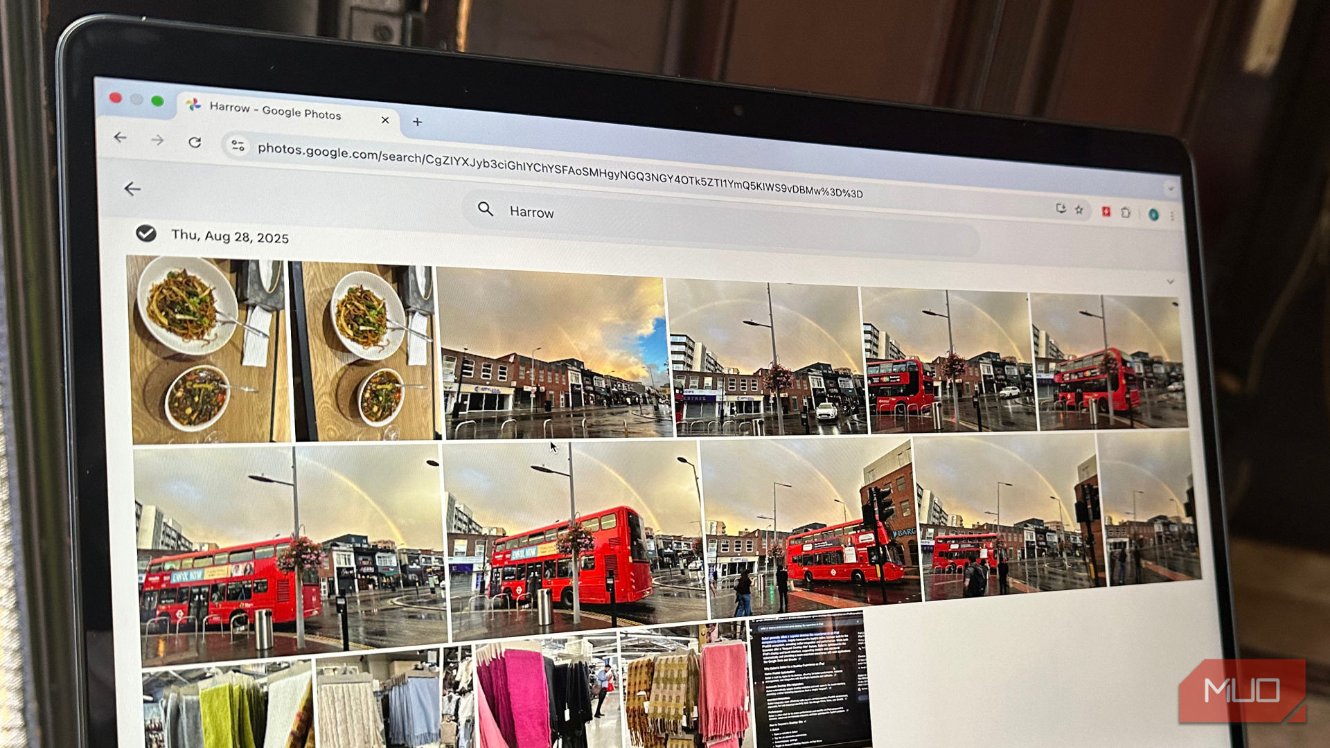 Using Google Photos on a MacBook