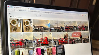 Using Google Photos on a MacBook