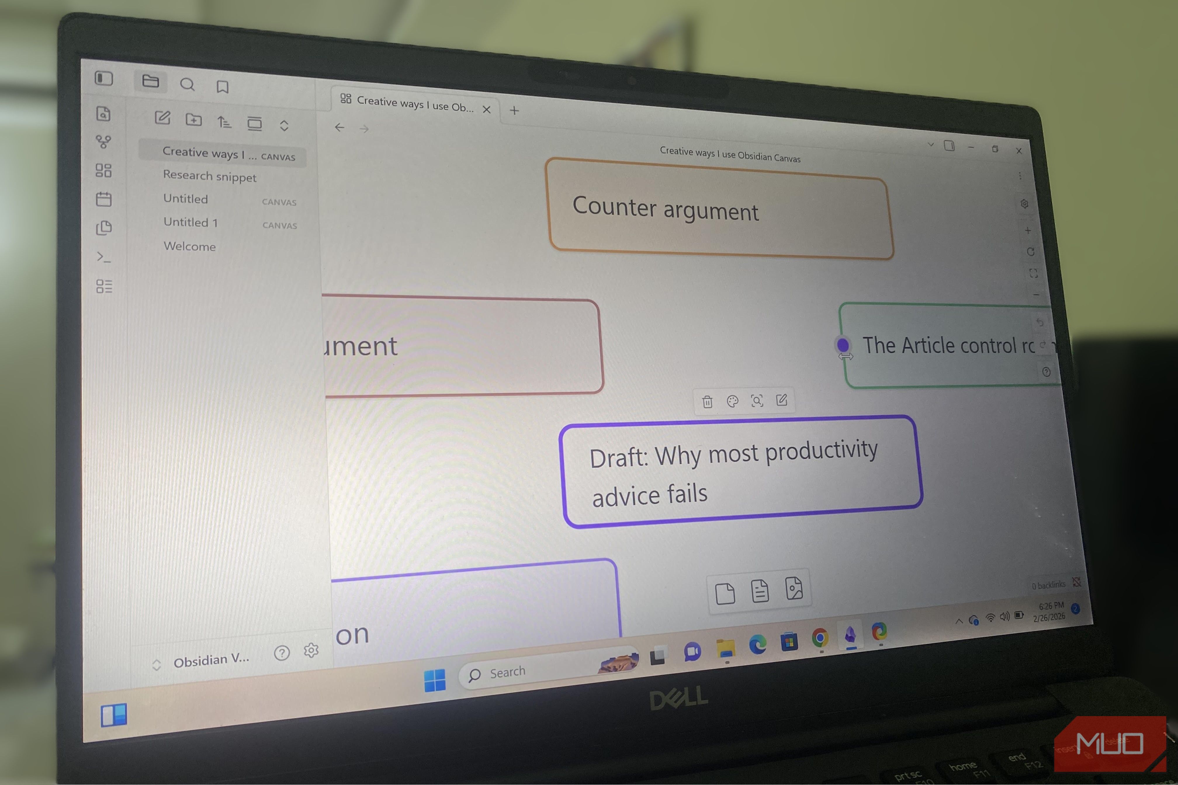 4 creative ways I use Obsidian Canvas that aren’t just flowcharts