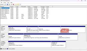 Viewing drives on Disk Management