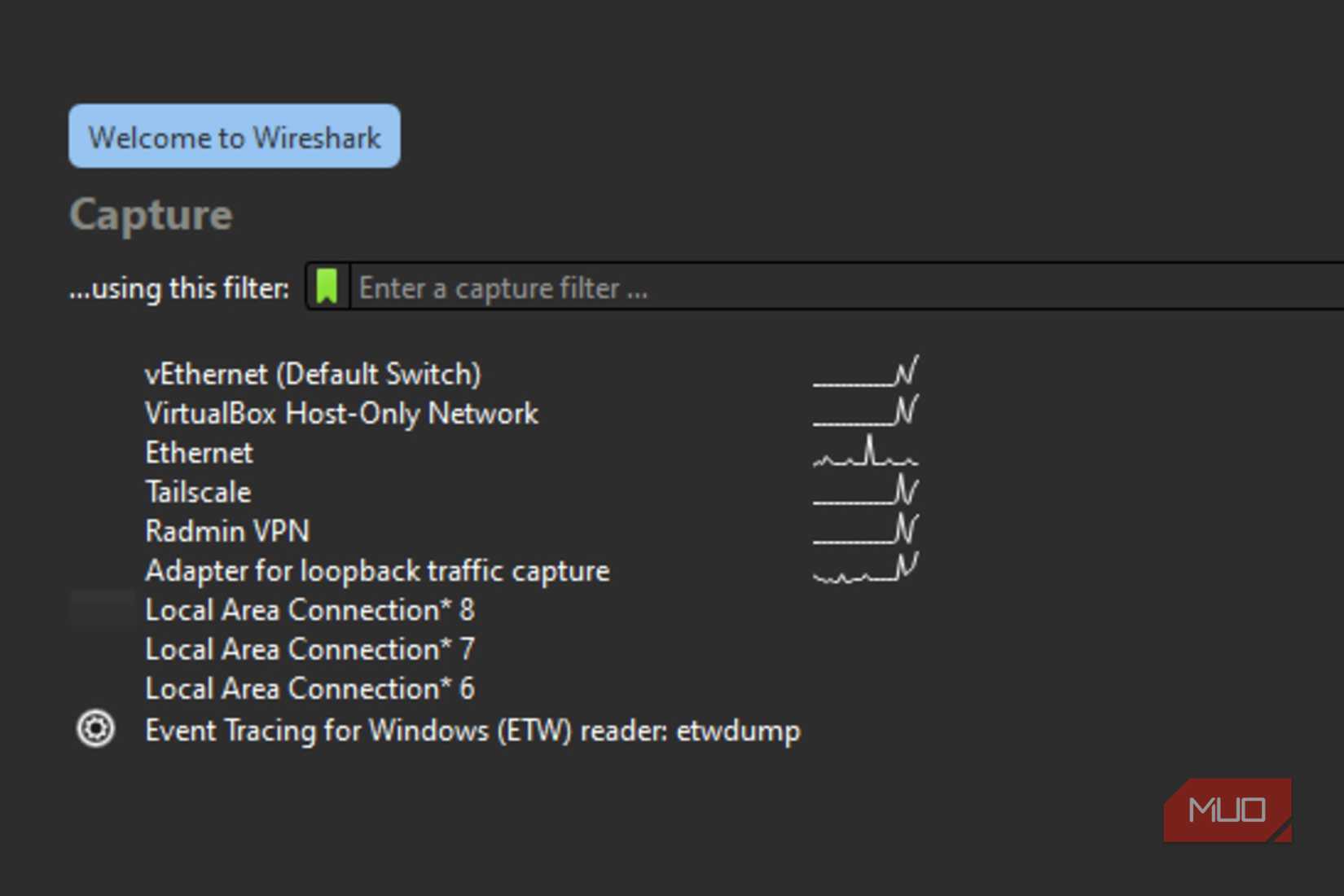 Welcome to Wireshark