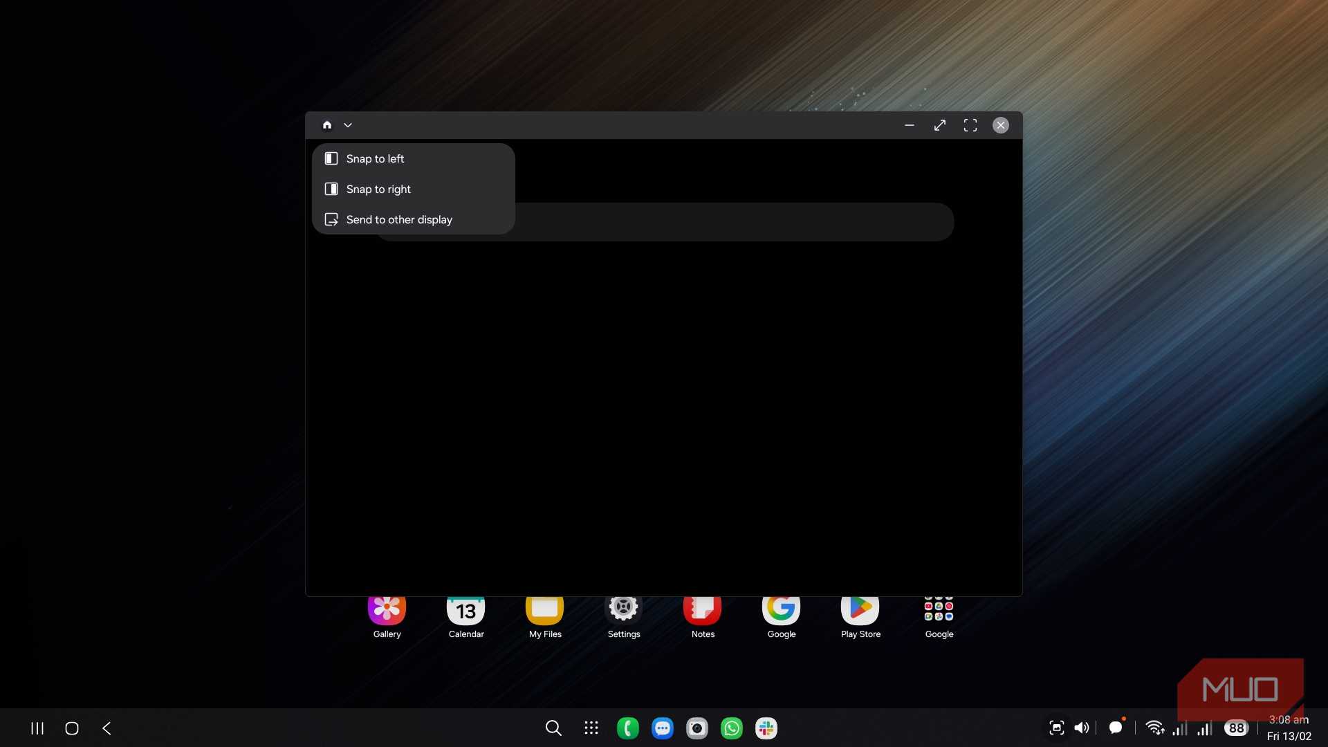 Android Studio Snapping Your Android phone has a desktop mode you're probably not using
