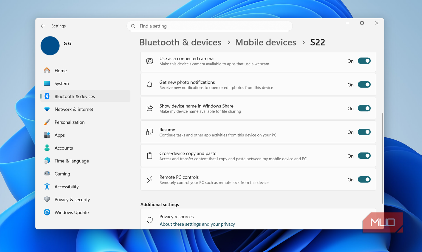 Windows 11 Resume feature