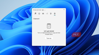 Windows clipboard prompt on desktop