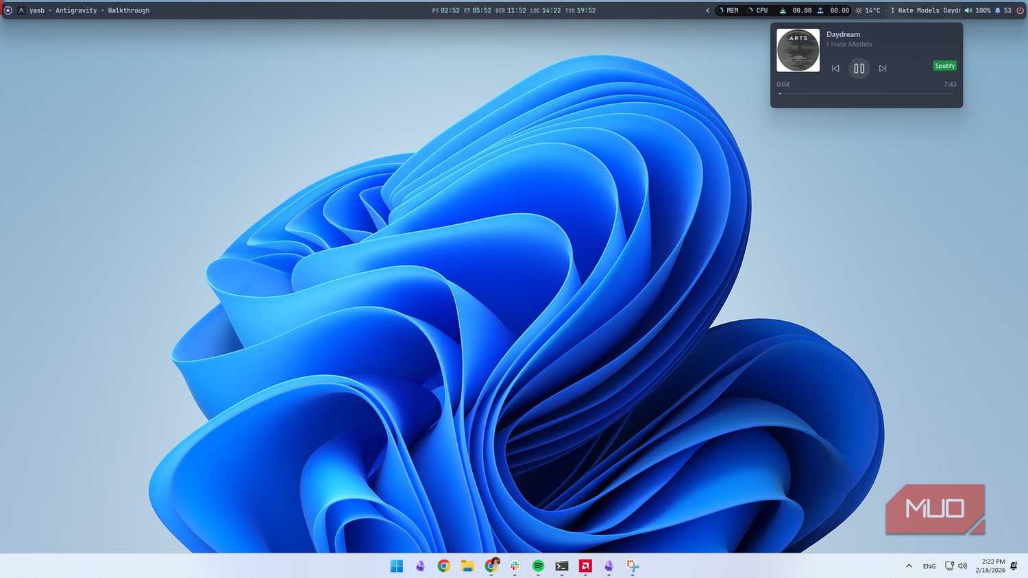 Yasb Taskbar YASB is the Windows status bar that Microsoft forgot to build
